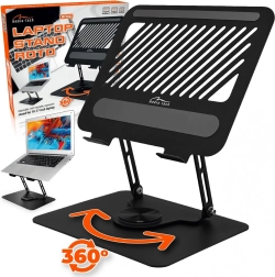 Ergonomisks grozāms statīvs klēpjdatoram 10–17 MEDIA-TECH Laptop Stand Roto