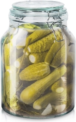 Stikla burka ar klipsi IRMA 3,4 l