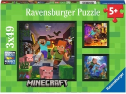 Ravensburger mīkla Minecraft Biomi 3x49 gb