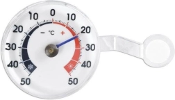 Outdoor window thermometer, self-adhesive, bimetal