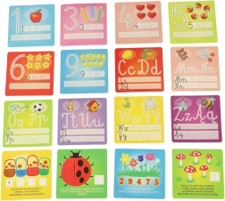 Alexander rakstīšana un dzēšana – izglītojošas kartes 5+