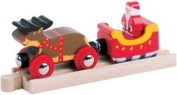 Ziemassvētku vecīša kamanas ar sliedi Bigjigs Rail