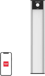 Yeelight skapja apgaismojums 20 cm, sudraba krāsā, 2700 K