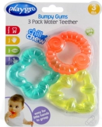 Playgro atvēsinošu košļājamo rotaļlietu komplekts, 3 gab.