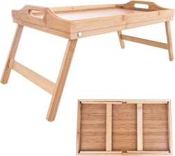 Saliekams bambusa brokastu galds 50 × 30 × 24,5 cm