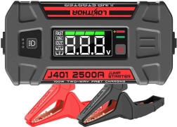 Powerbanka un palaišanas starteris LOKITHOR J401 12 V, 2500 A, 74 Wh