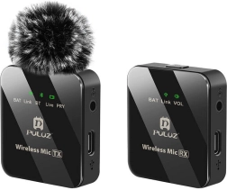 Puluz Wireless Lavalier Microphone 1 TX + 1 RX