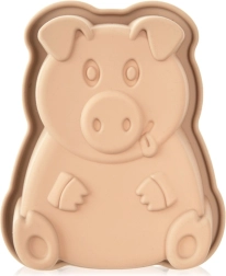 Silicone baking mold in the shape of a pig 18 × 14.5 × 4.5 cm