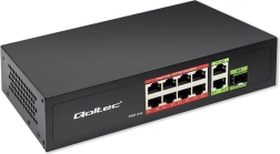 Tīkla komutators Fast Ethernet 8x RJ45 PoE 2x RJ45 Uplink 1x SFP 120W 1000Mb/s
