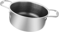 Nerūsējošā tērauda katls COOKCELL 20 cm, 2,75 l ar nepiedegošu pārklājumu