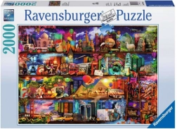 Ravensburger puzle World of Books 2000 gabali