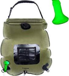 Saules kempinga duša 20 l ar termometru