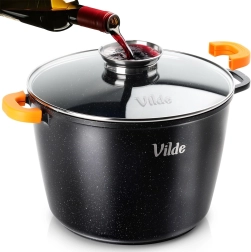 Granīta katls ar stikla vāku TERRUNA AROMA 28 cm, 9,7 l