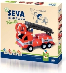 Seva Transport – ugunsdzēsēji, konstruktors ar 545 gabaliņiem