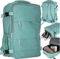 Ceļojumu mugursoma 45 × 30 cm, zaļa