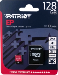 MicroSD karte 128GB V30 Patriot EP A1