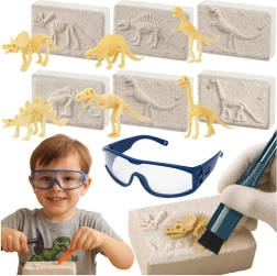 KRUZZEL dinozauru izrakumi 6 vienā – paleontoloģijas komplekts