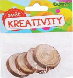 Koka ripas 3–4 cm, komplekts 4 gab.