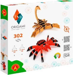 Alexander Origami 3D – komplekts 2 vienā: zirneklis un skorpions