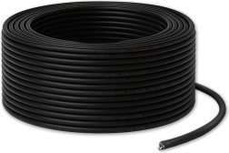 Tīkla patch kabelis UTP CAT6 50 m melns