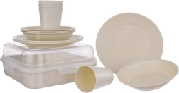 Plastic picnic set 13 pieces with transport box ORION