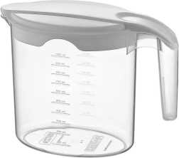 Plastmasas krūka ar vāciņu 1 l