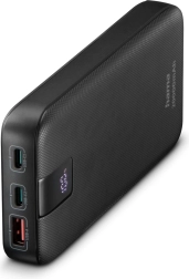 Jaudīga powerbanka 20000 mAh, antracīta