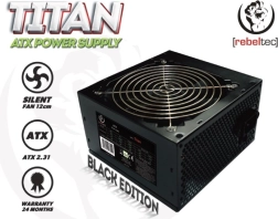 Universāls datora barošanas bloks ATX 2.31 REBELTEC Titan 500W