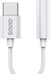 USB‑C uz 3,5 mm audio ligzdas adapteris ar DAC SAVIO