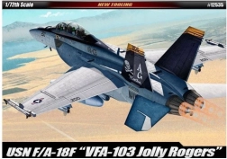 Plastmasas lidmašīnas modelis F/A‑18F USN VF‑103 JOLLY ROGERS 1:72