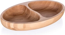 Bambusa dalītais trauks 24 × 13,5 × 4 cm