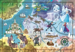 Puzzle Story Maps: Ledus karaliste 1000 gabaliņi
