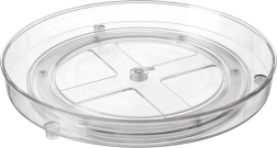 Rotējošs organizators 27 cm no caurspīdīga plastmasas