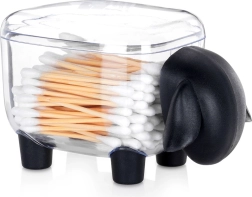 Sheep-shaped container for cotton swabs and cosmetic pads 13 cm