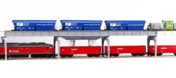 Piko bridge with unloading for hopper wagons H0