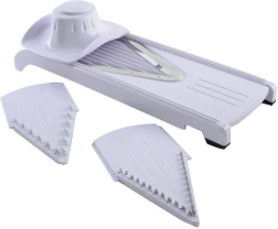 Dārzeņu un augļu griezējs ar maināmiem uzgaļiem