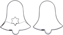 Set of cookie cutters bell, stainless steel, 4.6 cm, 2 pcs