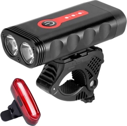 MalTrack velo apgaismojuma komplekts Exonum 4000 2v1 (priekšējais un aizmugurējais)