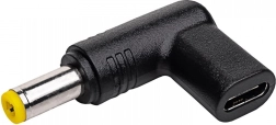 USB‑C uz 5,5 × 2,5 mm adapteris klēpjdatoriem
