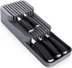 Atvilktņu nažu organizators, pelēks, divu līmeņu