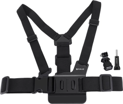 Adjustable Puluz Harness with J Hook for Sports Cameras