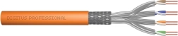 Instalācijas telekomunikāciju kabelis kat. 7 S/FTP, LSOH, AWG 23/1, 50 m, oranžs