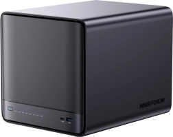 Mini PC NAS MINISFORUM N5 Pro with AMD Ryzen AI 9 HX Pro 370, 32 GB RAM and 128 GB SSD