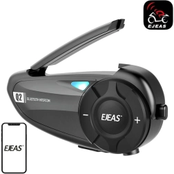 Motocikla interkoms EJEAS Q2 ar Bluetooth 5.1 un trokšņu samazināšanu