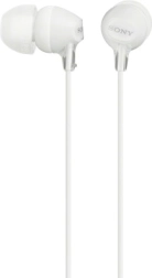 Sony MDR-EX15AP Earphones with Microphone (White)