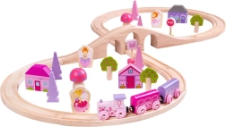 Koka vilciena trase Prinčeses astotnieks Bigjigs Rail