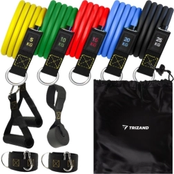 TRIZAND pretestības gumiju komplekts ar piederumiem, 11 gab.
