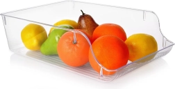 Ledusskapja organizators 35 × 22,5 × 10 cm – caurspīdīga plastmasas kaste