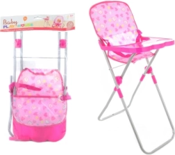 Plastmasas barošanas krēsliņš lellēm