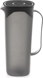 Plastmasas krūka ar vāku 1,8 l – melna